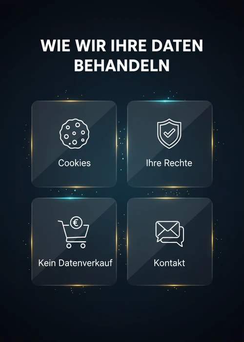 Wie diese Crypto Casino Vergleichsseite Ihre Daten behandelt — Cookies, Ihre Rechte, kein Datenverkauf und Kontakt.